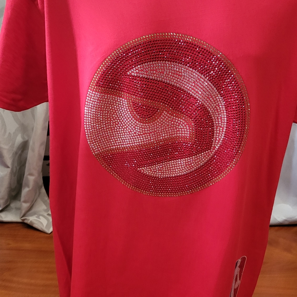Trey Young Custom Rhinestone T shirt - Picture 3 of 11